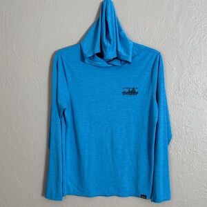 PATAGONIA WOMEN'S CAPILENE® COOL DAILY GRAPHIC HOODY XS BLUE